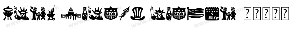 July Fourth Normal字体转换